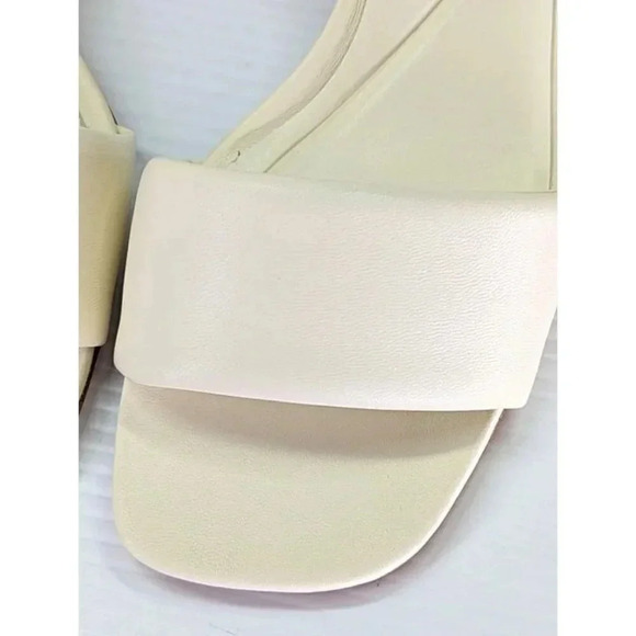 Vince Women's Pepa Ankle Strap Mid Heel Sandals Marble Cream Size 9.5 MSRP $295 - Picture 6 of 12